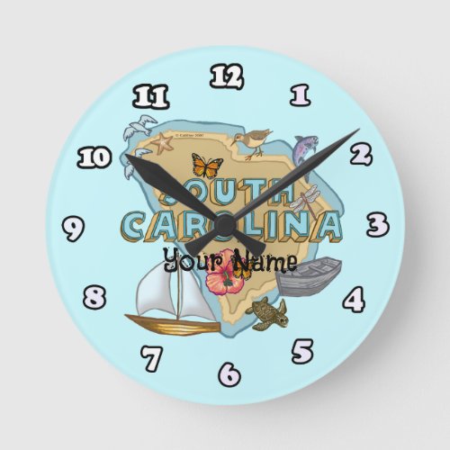 South Carolina Round Clock