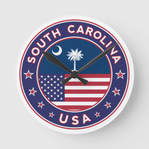 South Carolina Round Clock