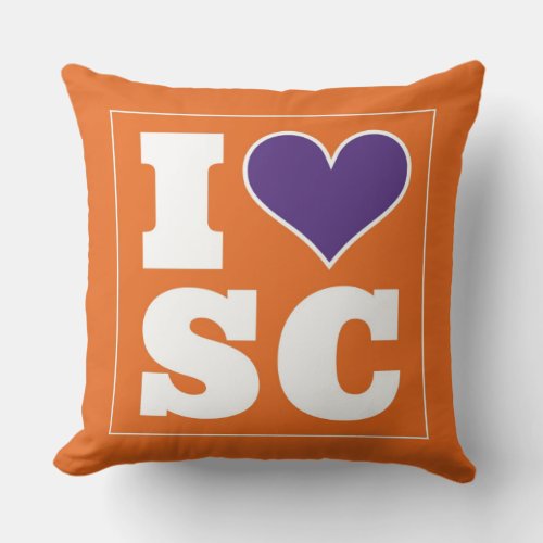 South Carolina SC Game Day School Pride Accent Throw Pillow