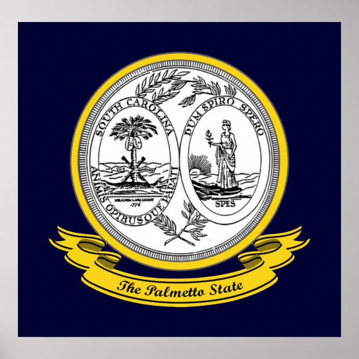 South Carolina Seal Print