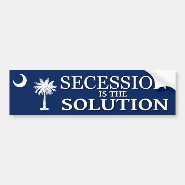 South Carolina Secession Bumper Sticker (Front)