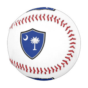 South Carolina shield flag baseball