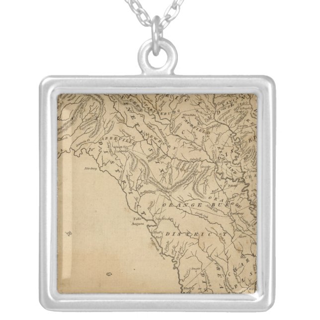 South Carolina Silver Plated Necklace (Front)