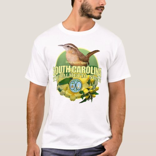 South Carolina State Bird  Flower T_Shirt