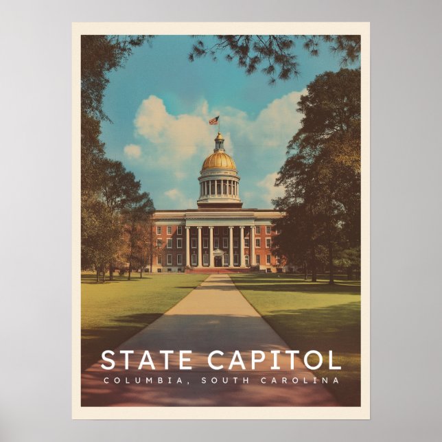South Carolina State Capitol Columbia Poster (Front)