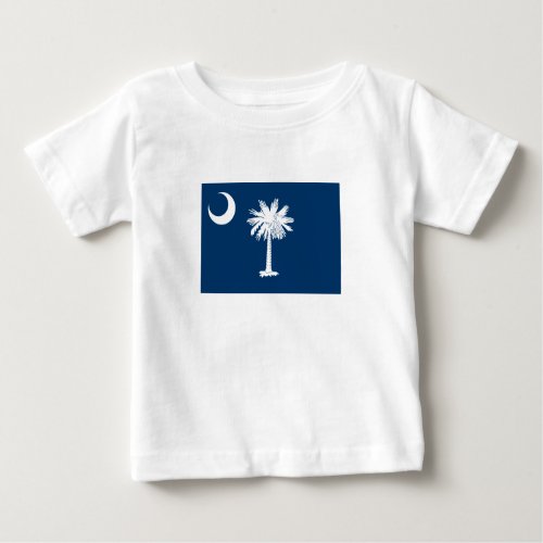 South Carolina State Flag Baby T_Shirt
