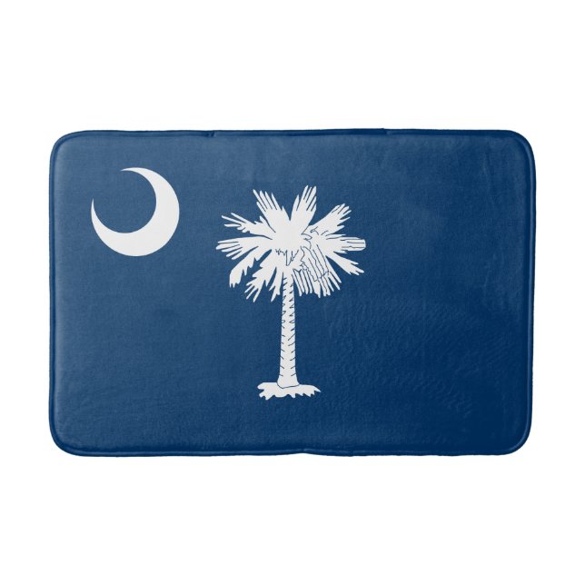 South Carolina State Flag Bath Mat (Front)
