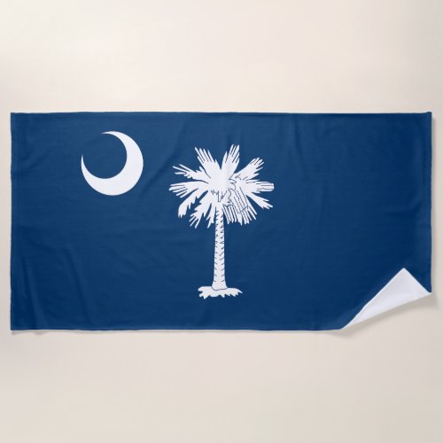 South Carolina State Flag Beach Towel