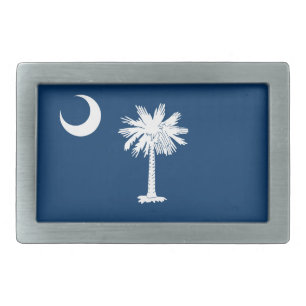 South Carolina State Flag Belt Buckle