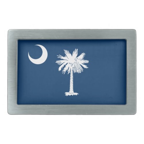 South Carolina State Flag Belt Buckle