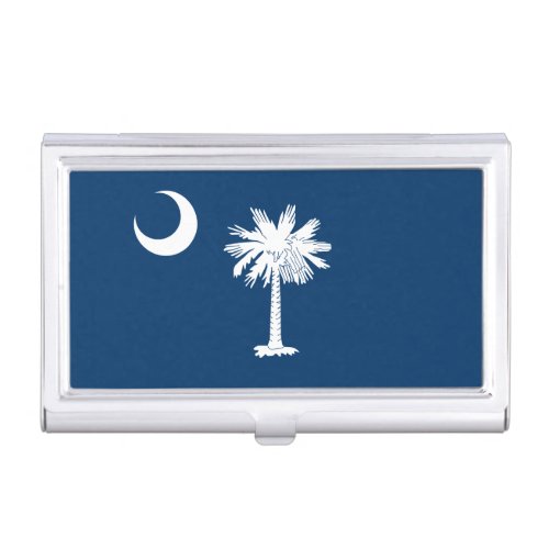South Carolina State Flag Business Card Case