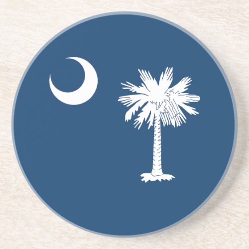South Carolina State Flag Coaster