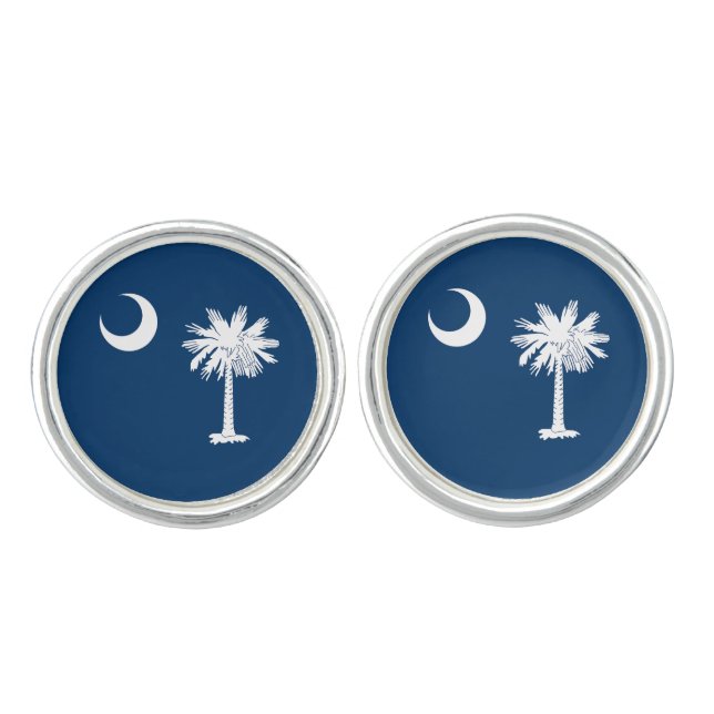 South Carolina State Flag Cufflinks (Front)