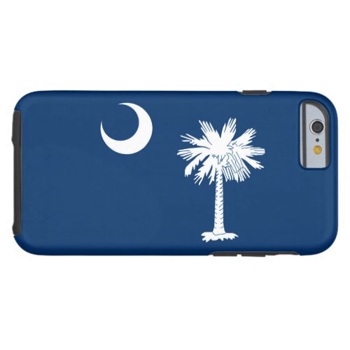 South Carolina State Flag Decor Tough iPhone 6 Case