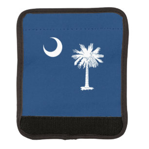 South Carolina State Flag Design Accent Luggage Handle Wrap