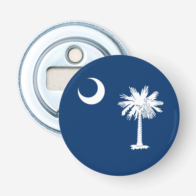 South Carolina State Flag Design Bottle Opener (Front)