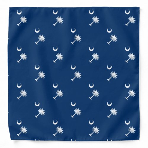 South Carolina State Flag Design Decor Bandana