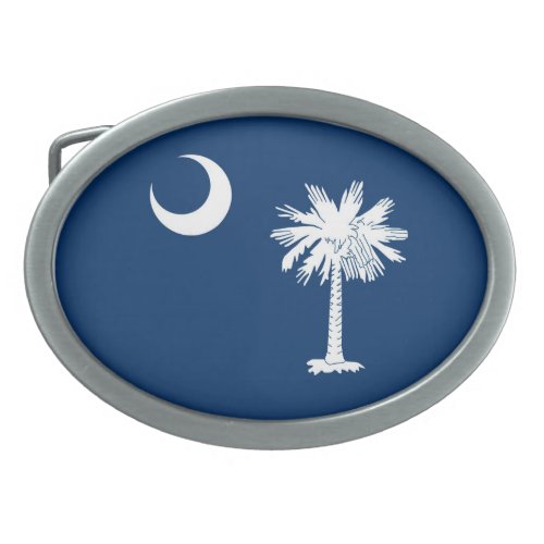 South Carolina State Flag Design Decor Belt Buckle