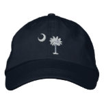 South Carolina State Flag Design Embroidered Baseball Cap at Zazzle