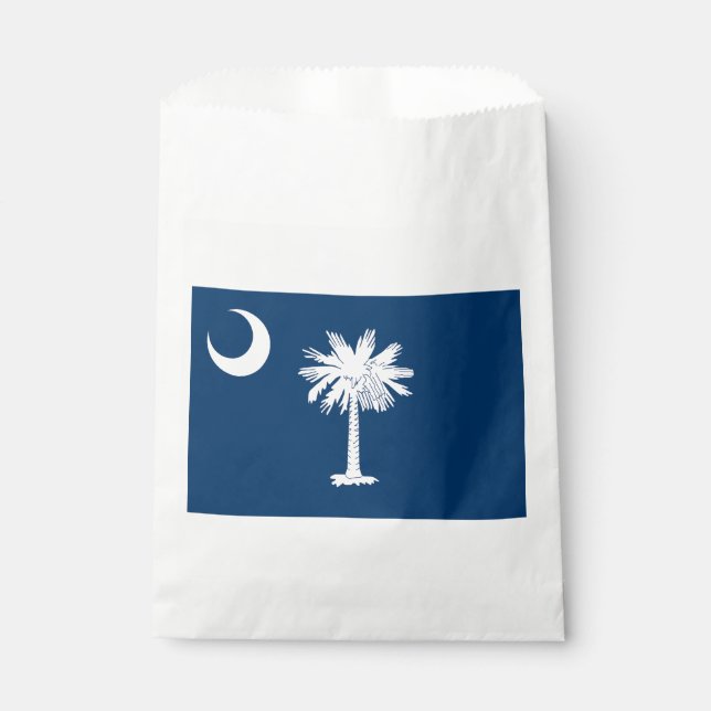 South Carolina State Flag Favor Bag (Front)