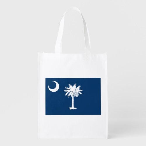 South Carolina State Flag Grocery Bag