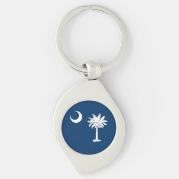 South Carolina State Flag Keychain by topdivertntrend at Zazzle