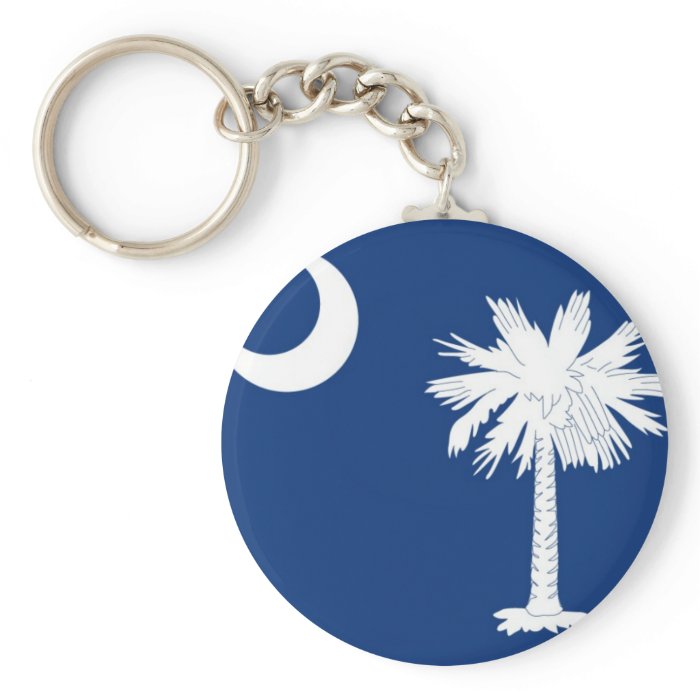 South Carolina State Flag Keychains