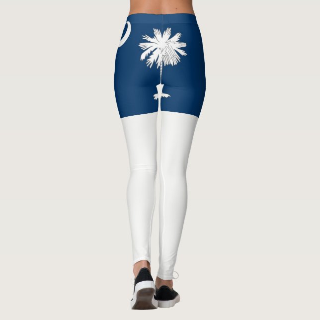 South Carolina State flag Leggings (Back)