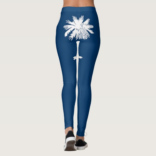 South Carolina State flag Leggings (Back)