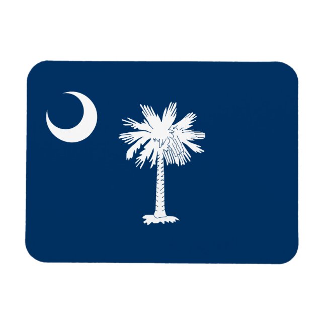 South Carolina State Flag Magnet (Horizontal)