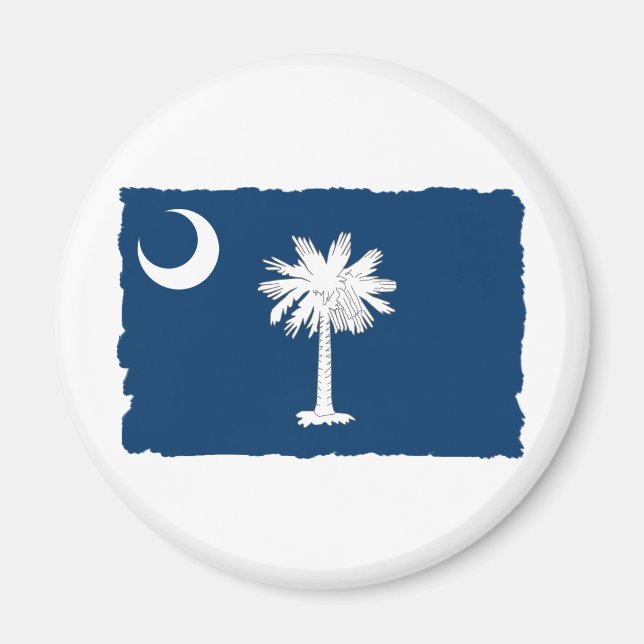 South Carolina State Flag Magnet (Front)