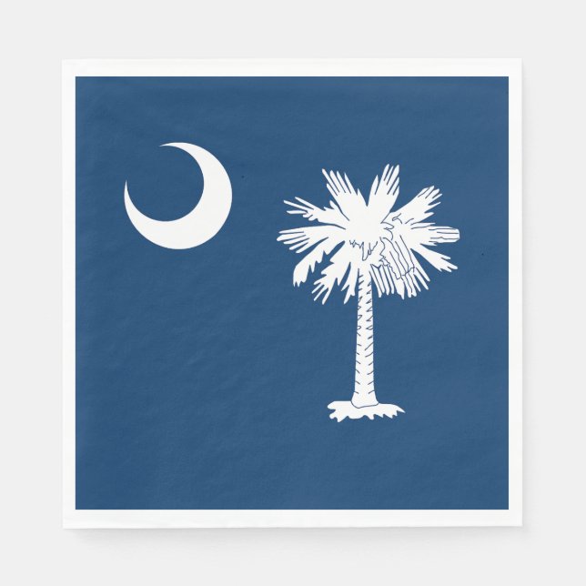 South Carolina State Flag Napkins (Front)