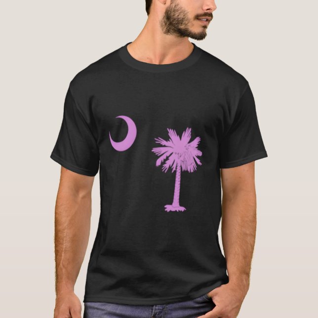 South Carolina State Flag Palmetto Moon Sc Pride T-Shirt (Front)