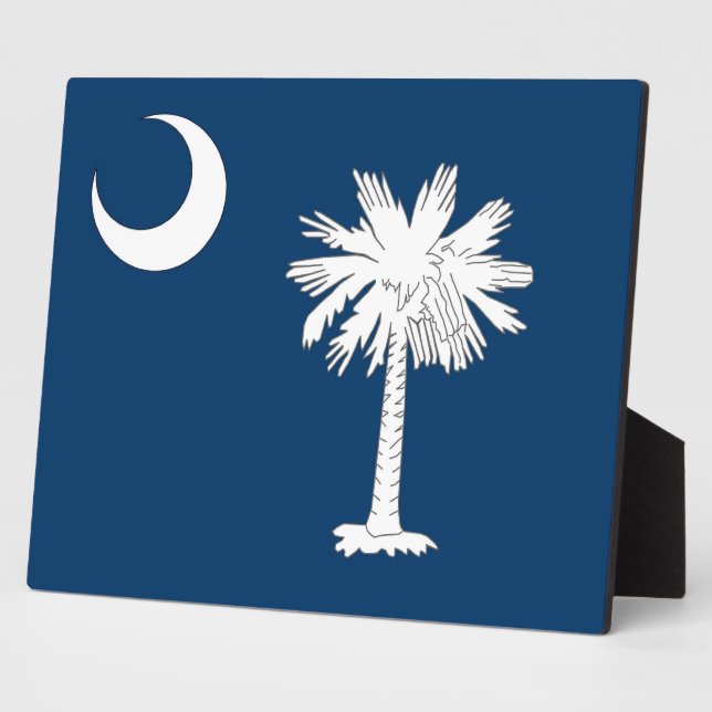South Carolina State Flag Plaque (Side)