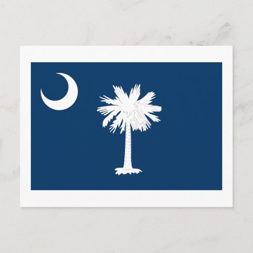 South Carolina State Flag Postcard