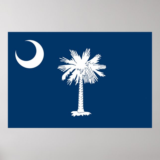 South Carolina State flag Poster (Front)