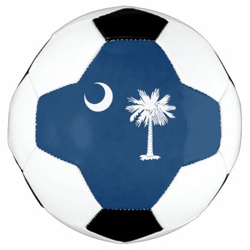 South Carolina State Flag Soccer Ball
