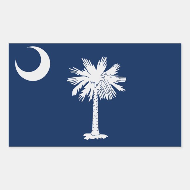 South Carolina State Flag Sticker (Front)