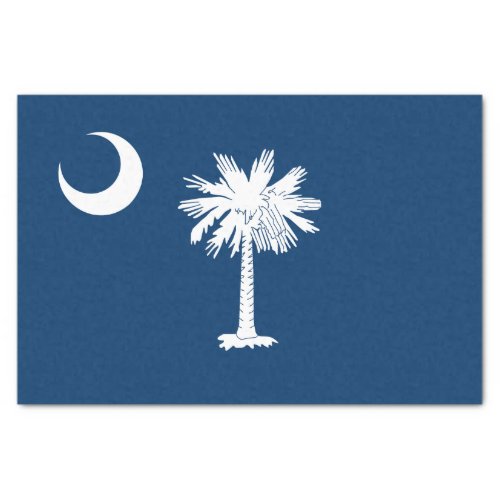 South Carolina State Flag Tissue Paper