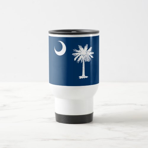 South Carolina State Flag Travel Mug