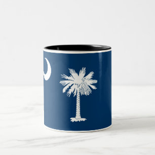 South Carolina State Flag Two-Tone Coffee Mug