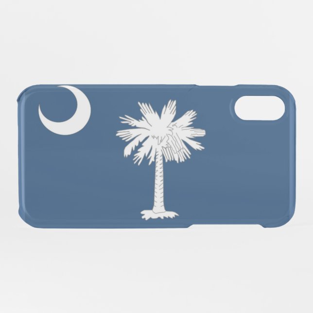 South Carolina State flag Uncommon iPhone Case (Back (Horizontal))