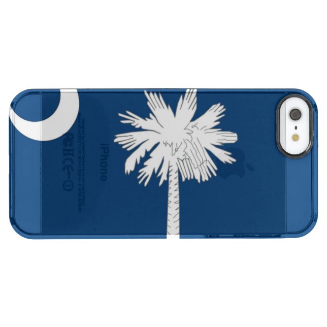 South Carolina State flag Uncommon iPhone Case (Back Horizontal)