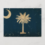 South Carolina State Flag Vintage.png Postcard at Zazzle