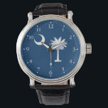 South Carolina State Flag Watch<br><div class="desc">Patriotic South Carolina state flag.</div>
