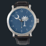 South Carolina State Flag Watch<br><div class="desc">Patriotic South Carolina state flag.</div>