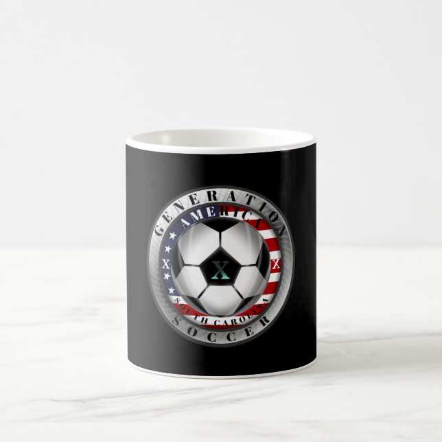 South Carolina State Generation X American Soccer Coffee Mug (Center)