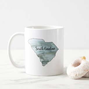 South Carolina State Illustration Coffee Mug