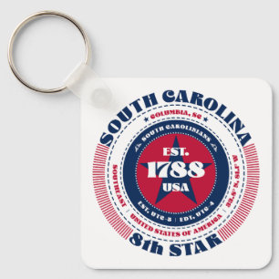 South Carolina State Keychain