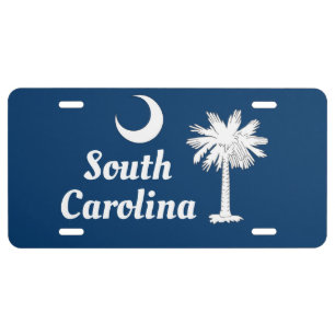 South Carolina State License Plate